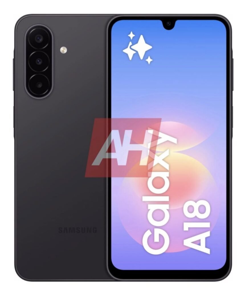 Galaxy a18 4g leaked render